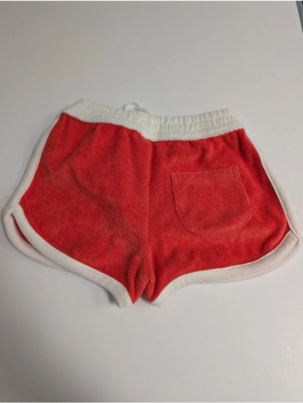 Kate Quinn Organic Cotton Terry Cloth Emberglow Retro Track Shorts 3T Swim